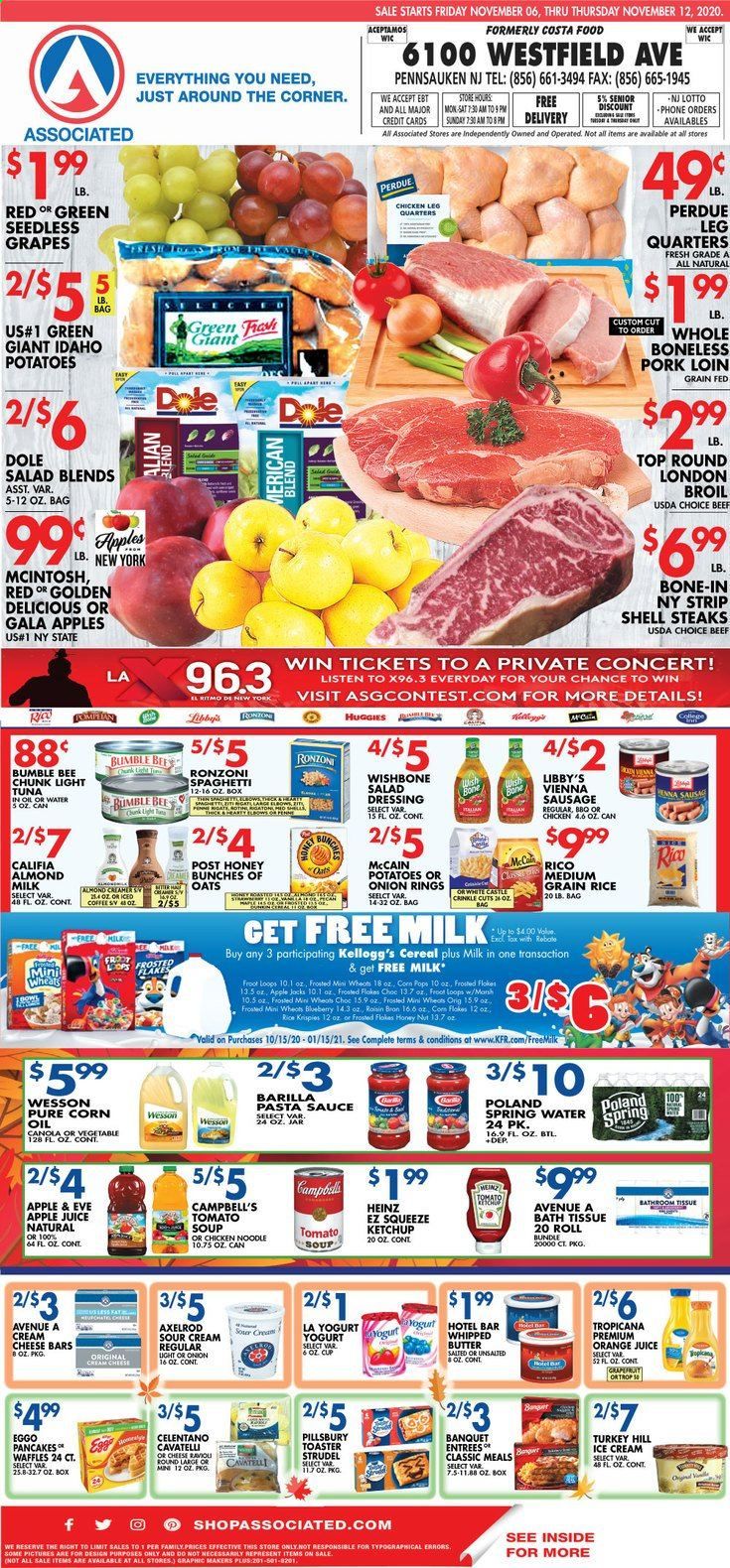 Associated Supermarkets Weekly Ad Flyer November 6 to November 12