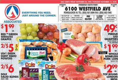 Associated Supermarkets Weekly Ad Flyer November 6 to November 12