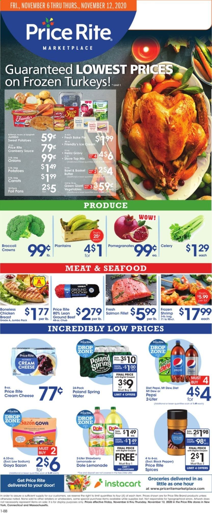 Price Rite (CT, MA, MD, NH, NJ, NY, PA, RI) Weekly Ad Flyer November 6 to November 12