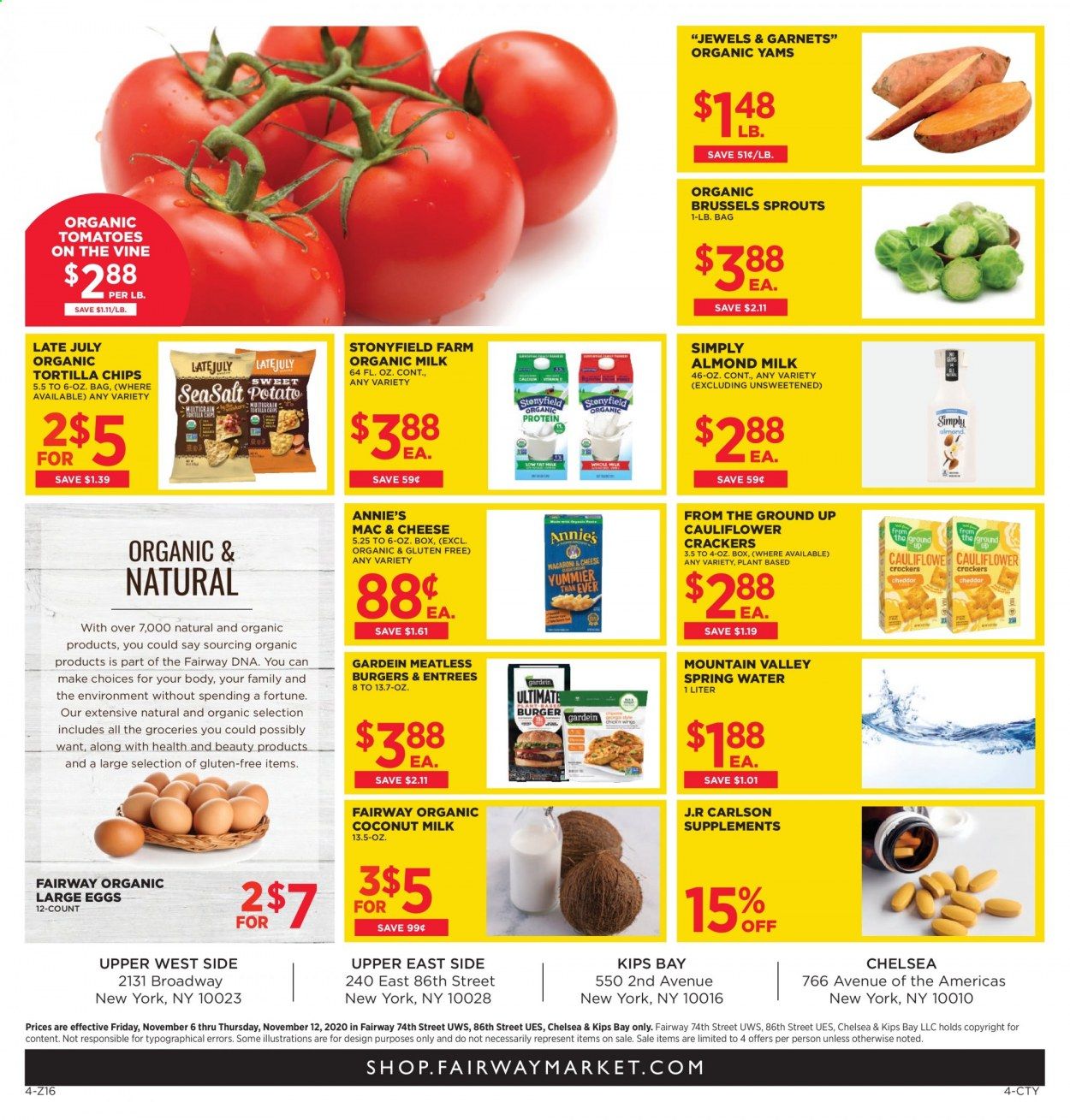 Fairway Market (CT, NJ, NY) Weekly Ad Flyer November 6 to November 12