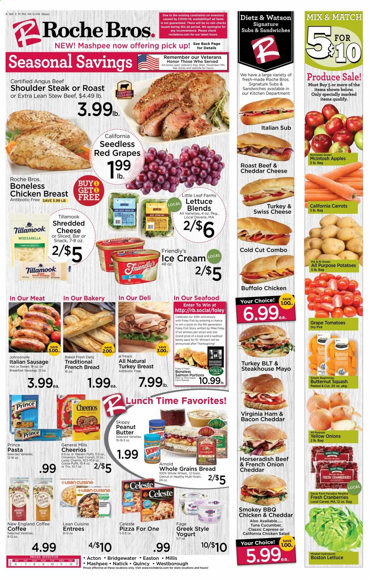 Roche Bros. (MA) Weekly Ad Flyer November 6 to November 12
