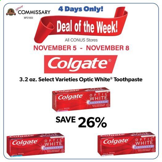 Commissary Weekly Ad Flyer November 5 to November 8