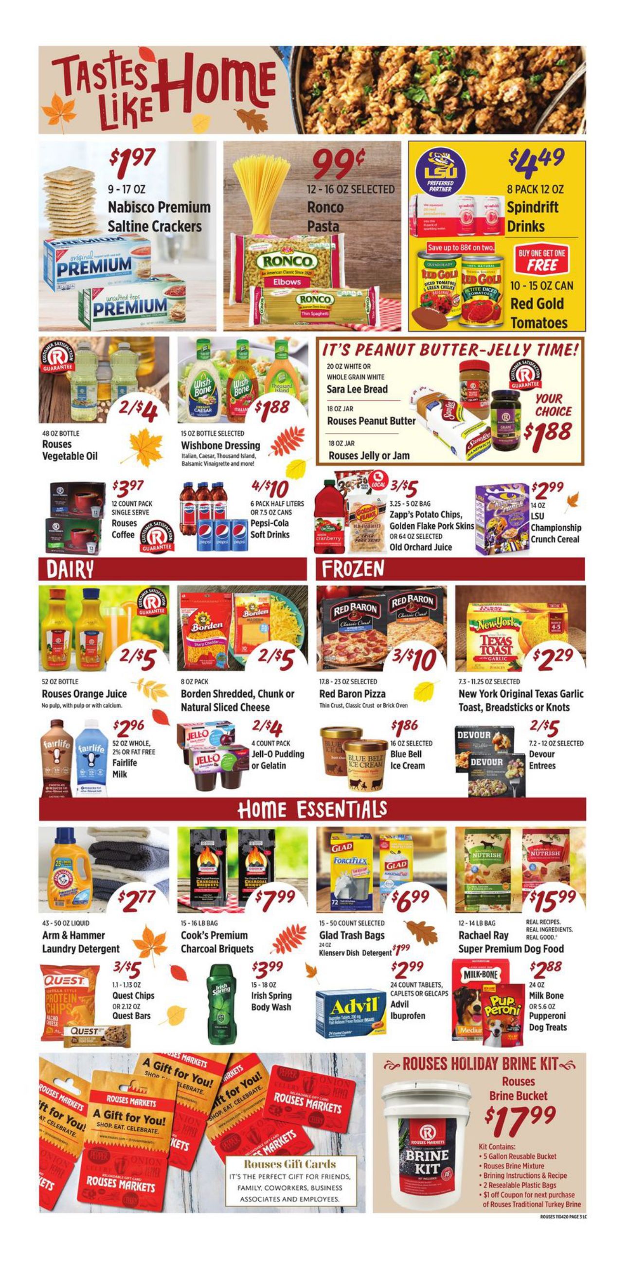 Rouses Markets Weekly Ad Flyer November 4 to November 10, 2020