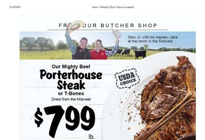 Stew Leonard's Weekly Ad Flyer November 4 to November 10