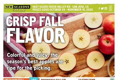 New Seasons Market (CA) Weekly Ad Flyer October 28 to November 10, 2020