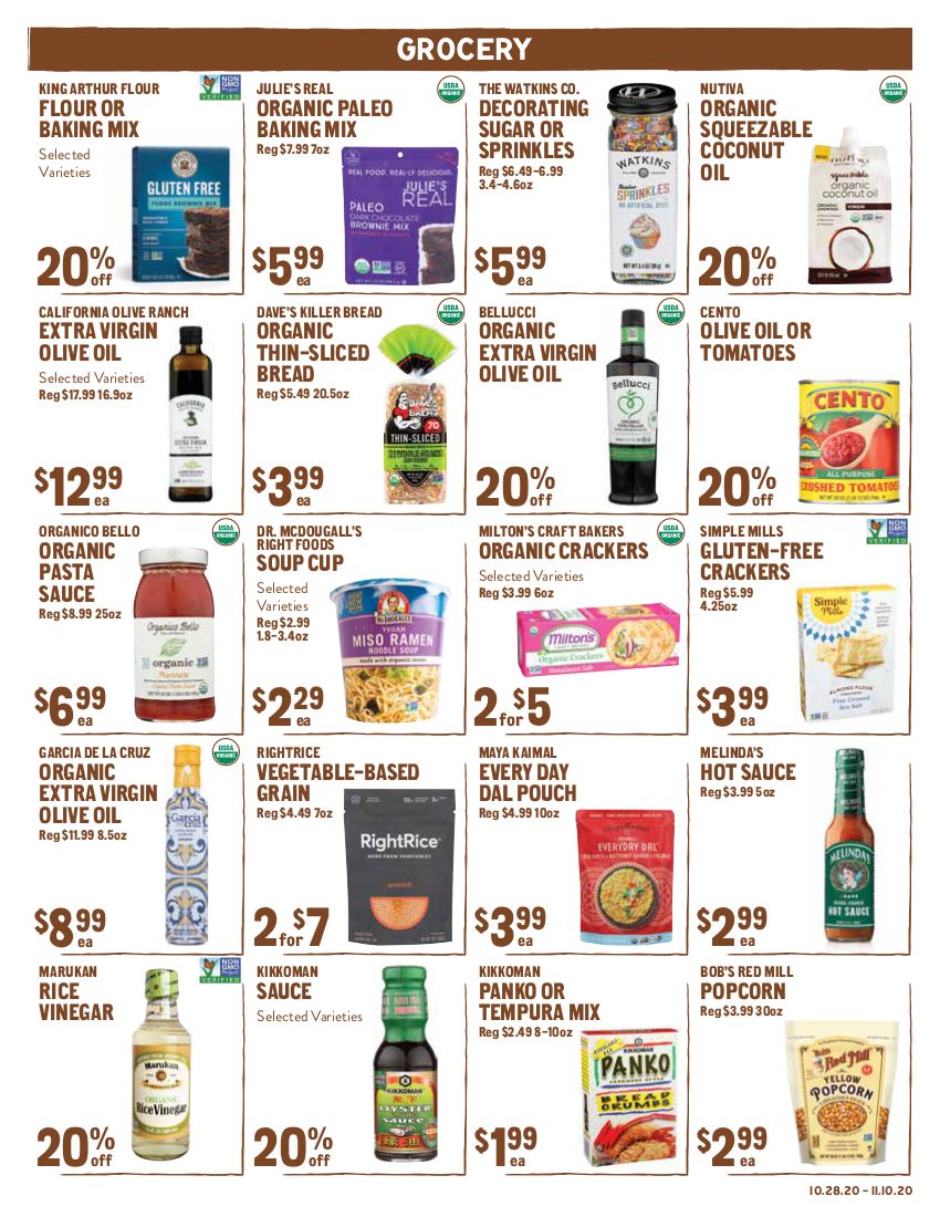 New Seasons Market (CA) Weekly Ad Flyer October 28 to November 10, 2020