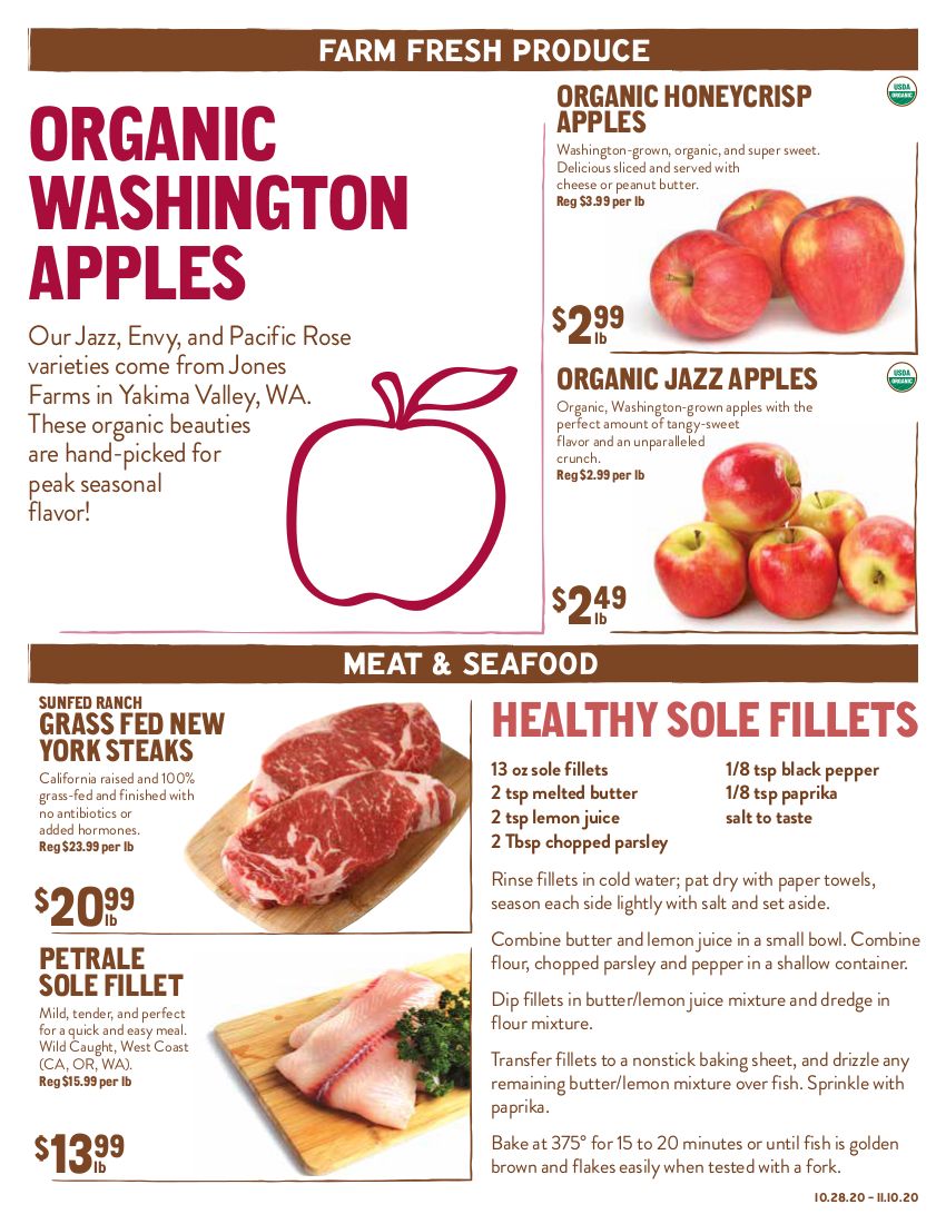 New Seasons Market (CA) Weekly Ad Flyer October 28 to November 10, 2020