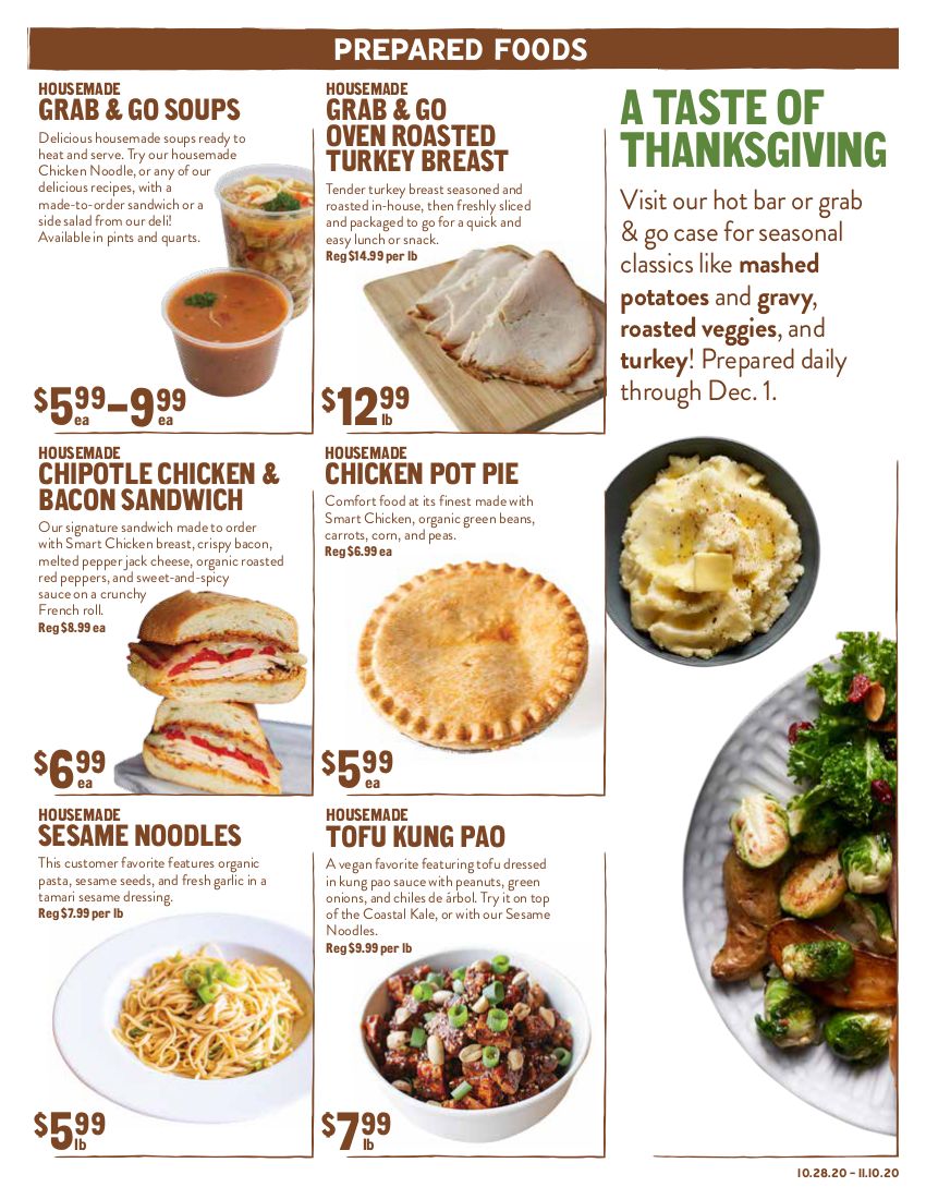 New Seasons Market (CA) Weekly Ad Flyer October 28 to November 10, 2020