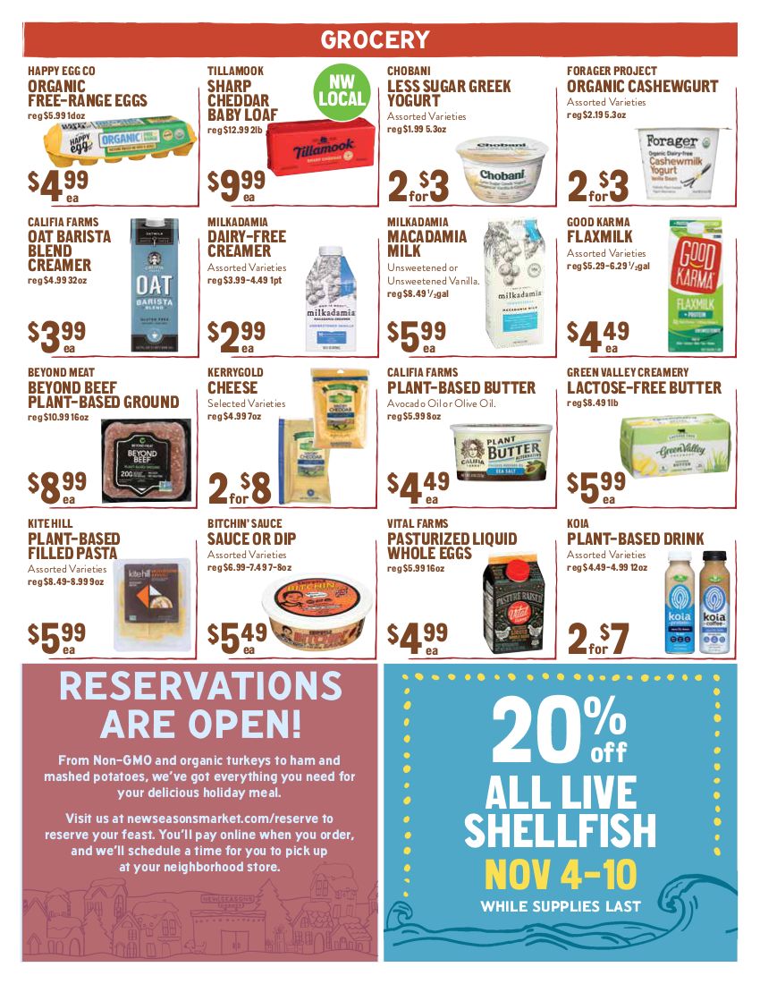 New Seasons Market (OR) Weekly Ad Flyer November 4 to November 10, 2020