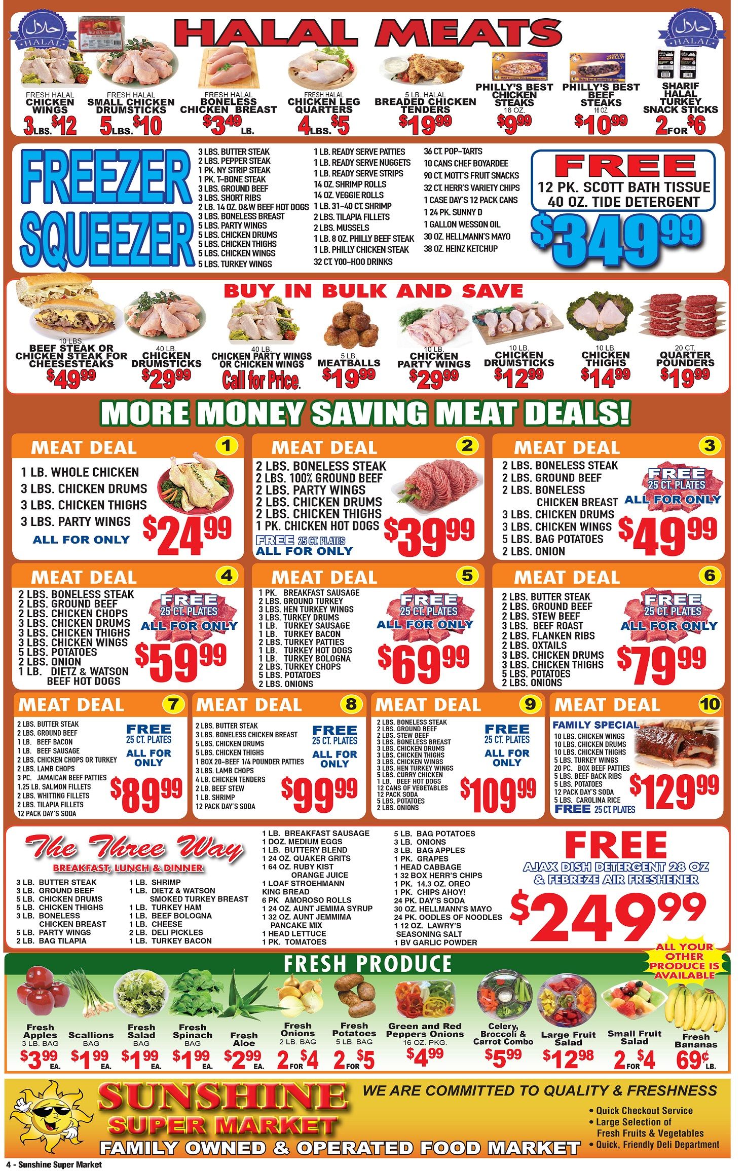 Sunshine Supermarket Monthly Ad Flyer November 1 to December 31, 2020
