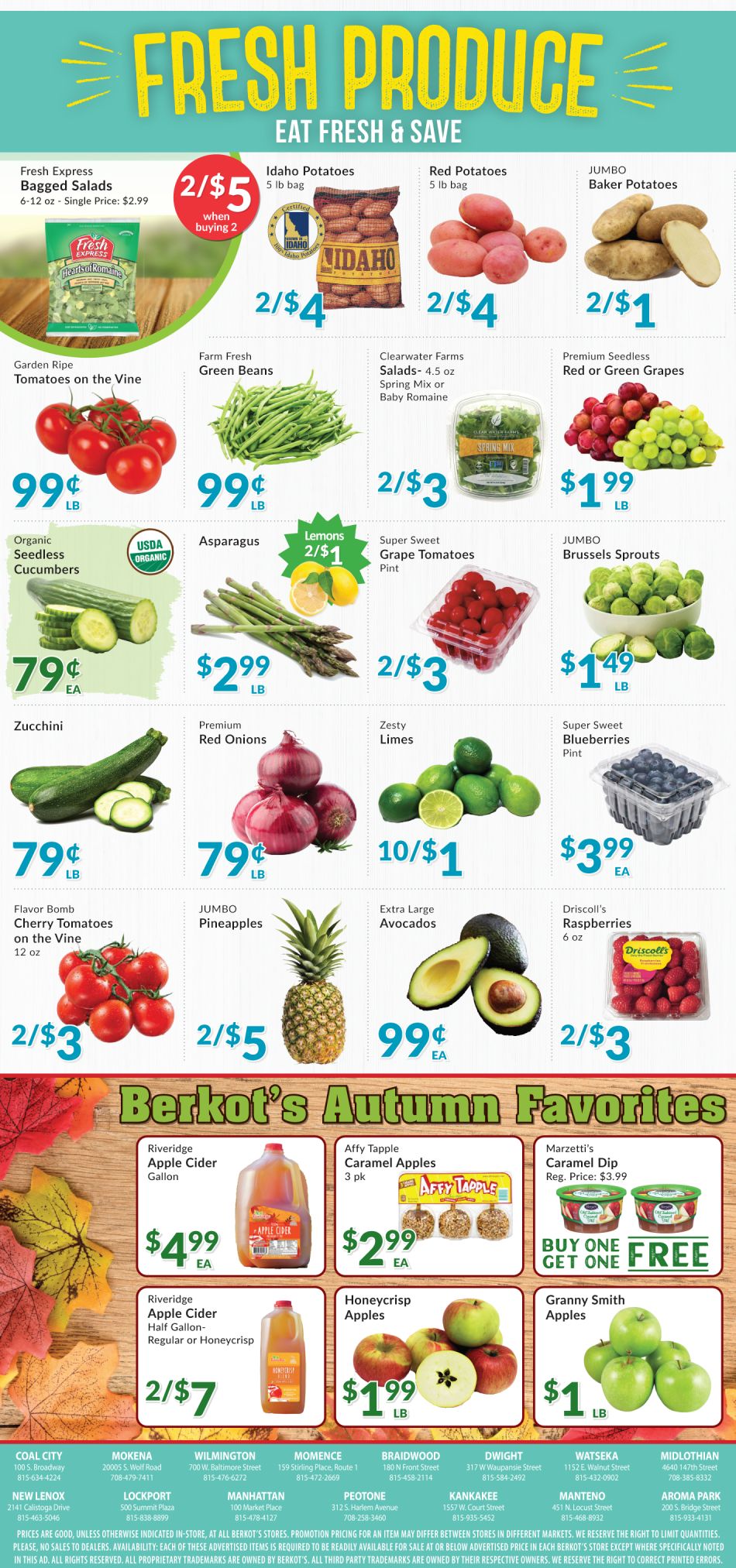 Berkot's Super Foods Weekly Ad Flyer November 4 to November 10, 2020