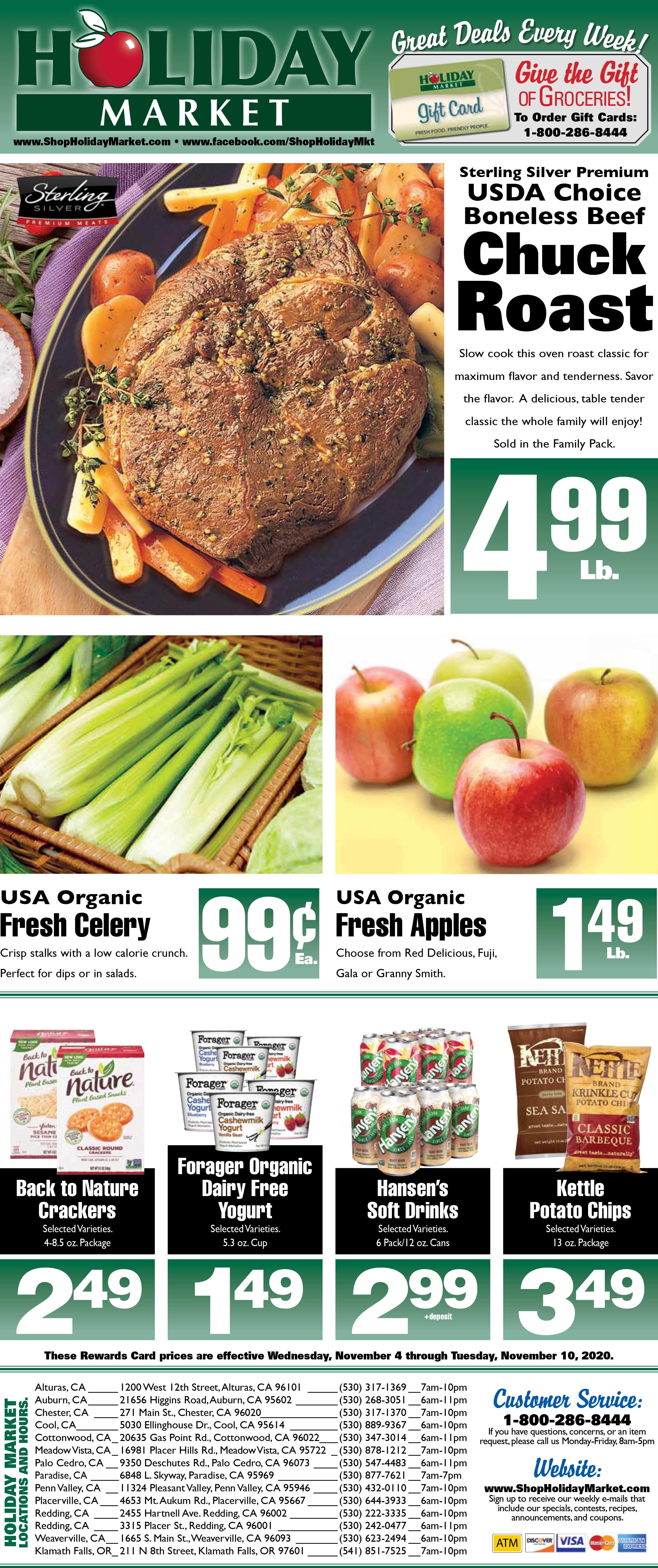 Holiday Market Weekly Ad Flyer November 4 to November 10, 2020