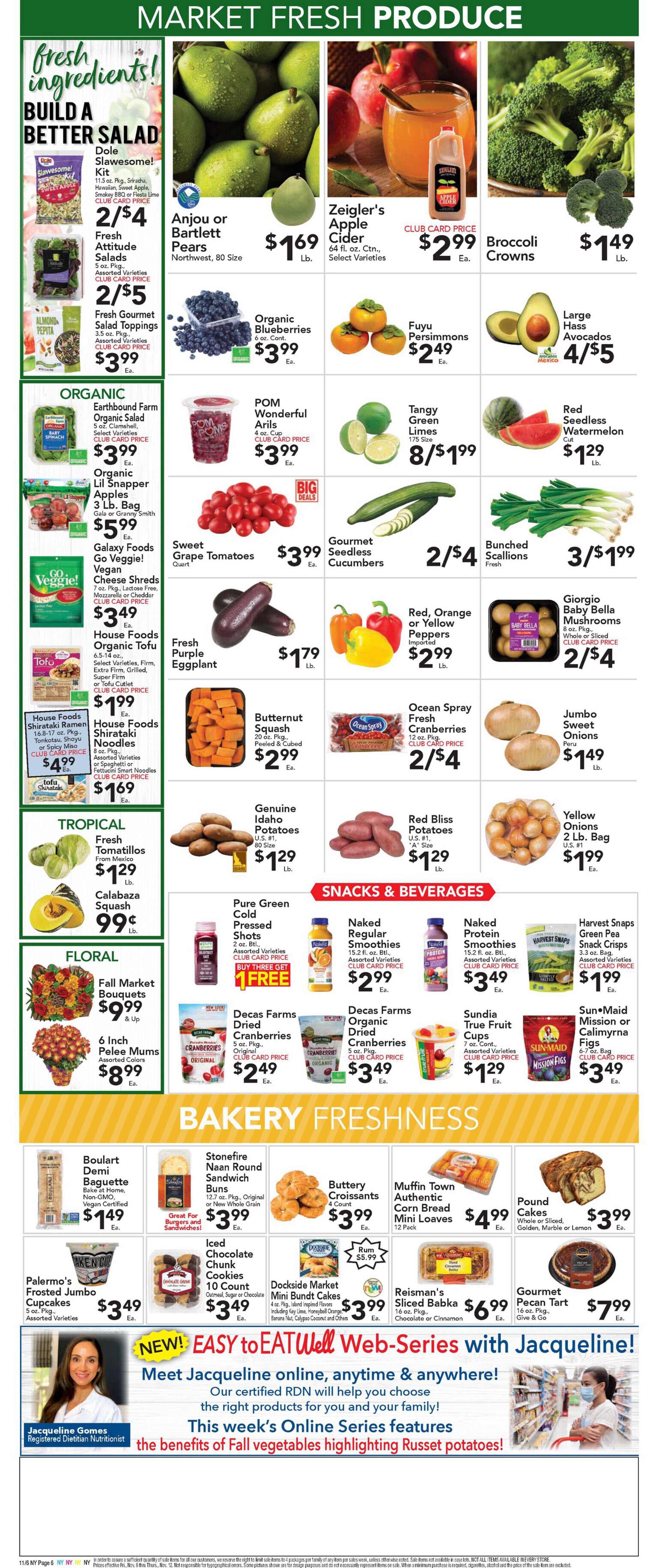 Foodtown Weekly Ad Flyer November 6 to November 12, 2020