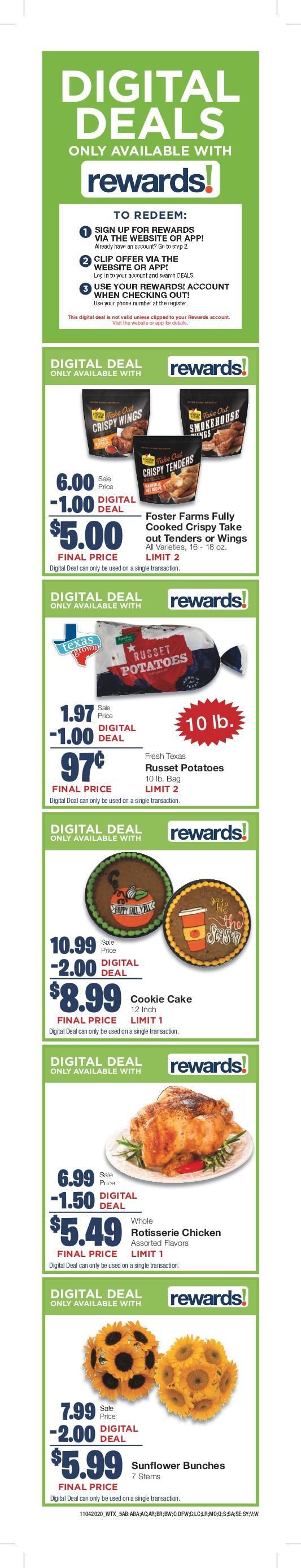 United Supermarkets Weekly Ad Flyer November 4 to November 10, 2020