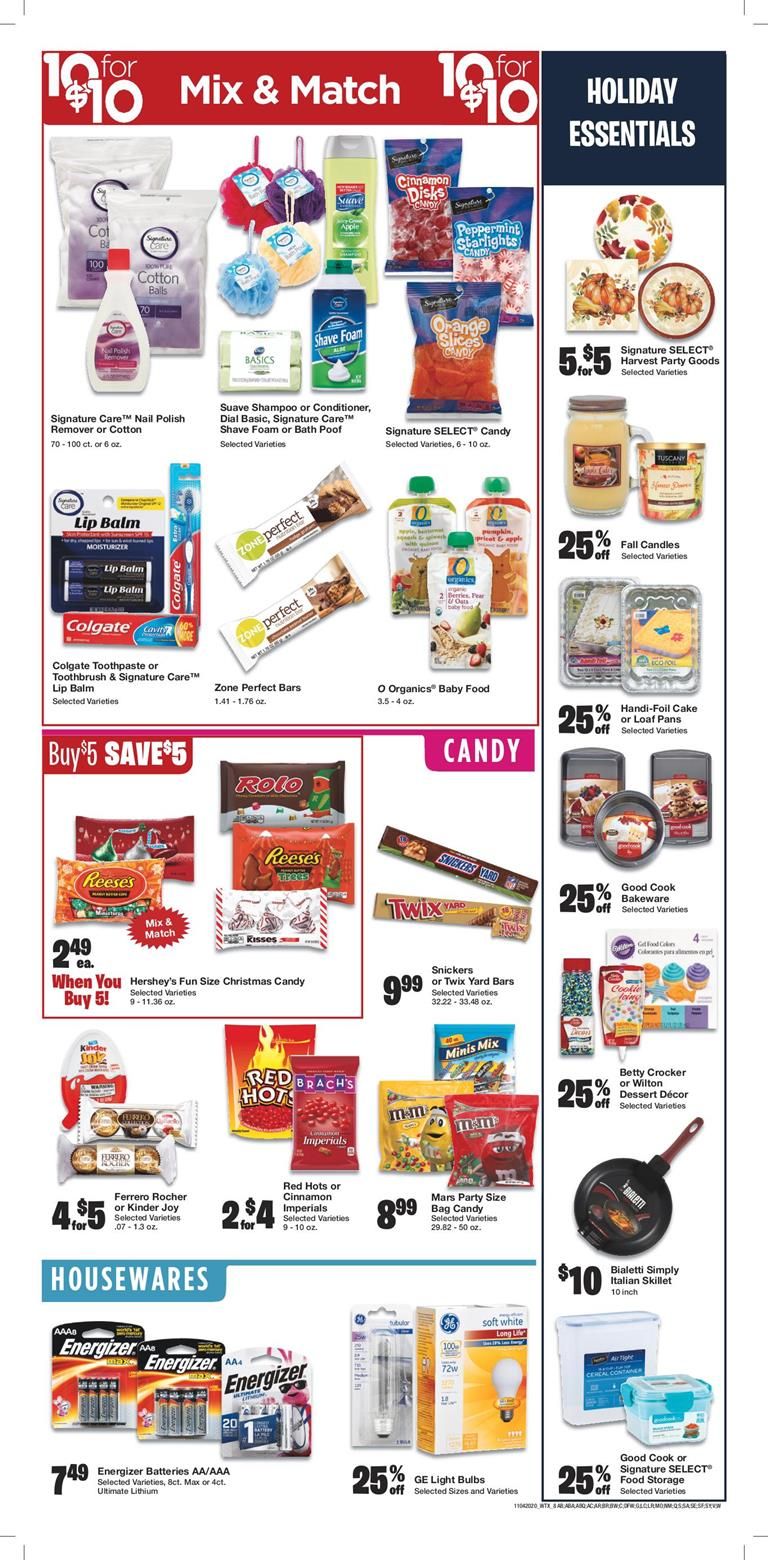 United Supermarkets Weekly Ad Flyer November 4 to November 10, 2020