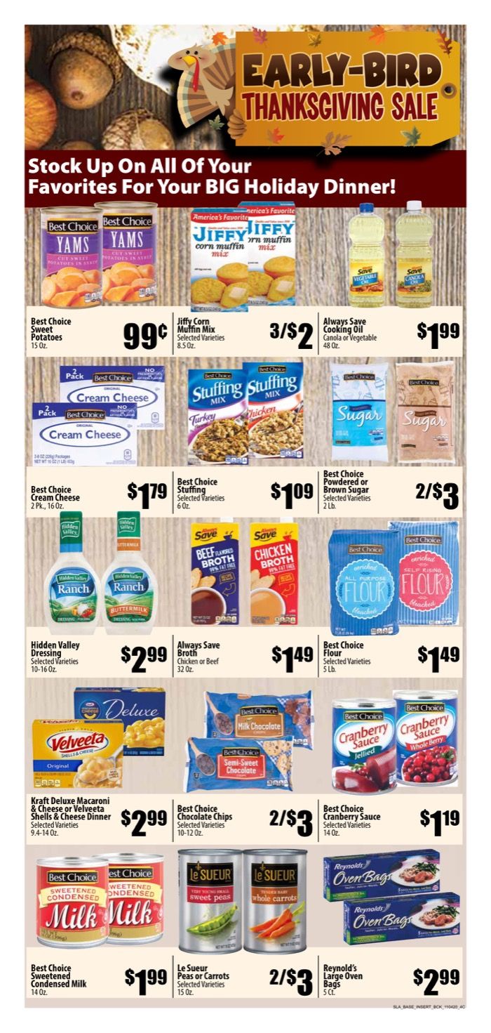 Piggly Wiggly (LA) Weekly Ad Flyer November 4 to November 10, 2020