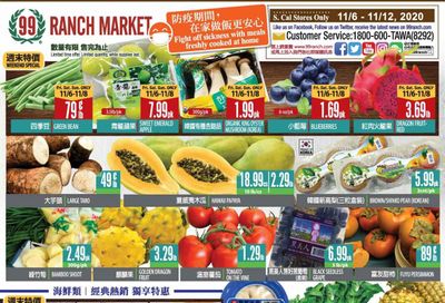 99 Ranch Market (CA) Weekly Ad Flyer November 6 to November 12