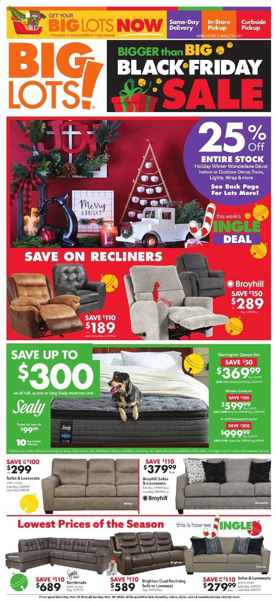 Big Lots Weekly Ad Flyer November 21 to November 29
