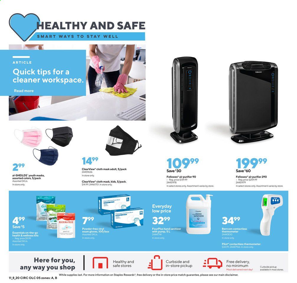 Staples Weekly Ad Flyer November 8 to November 14