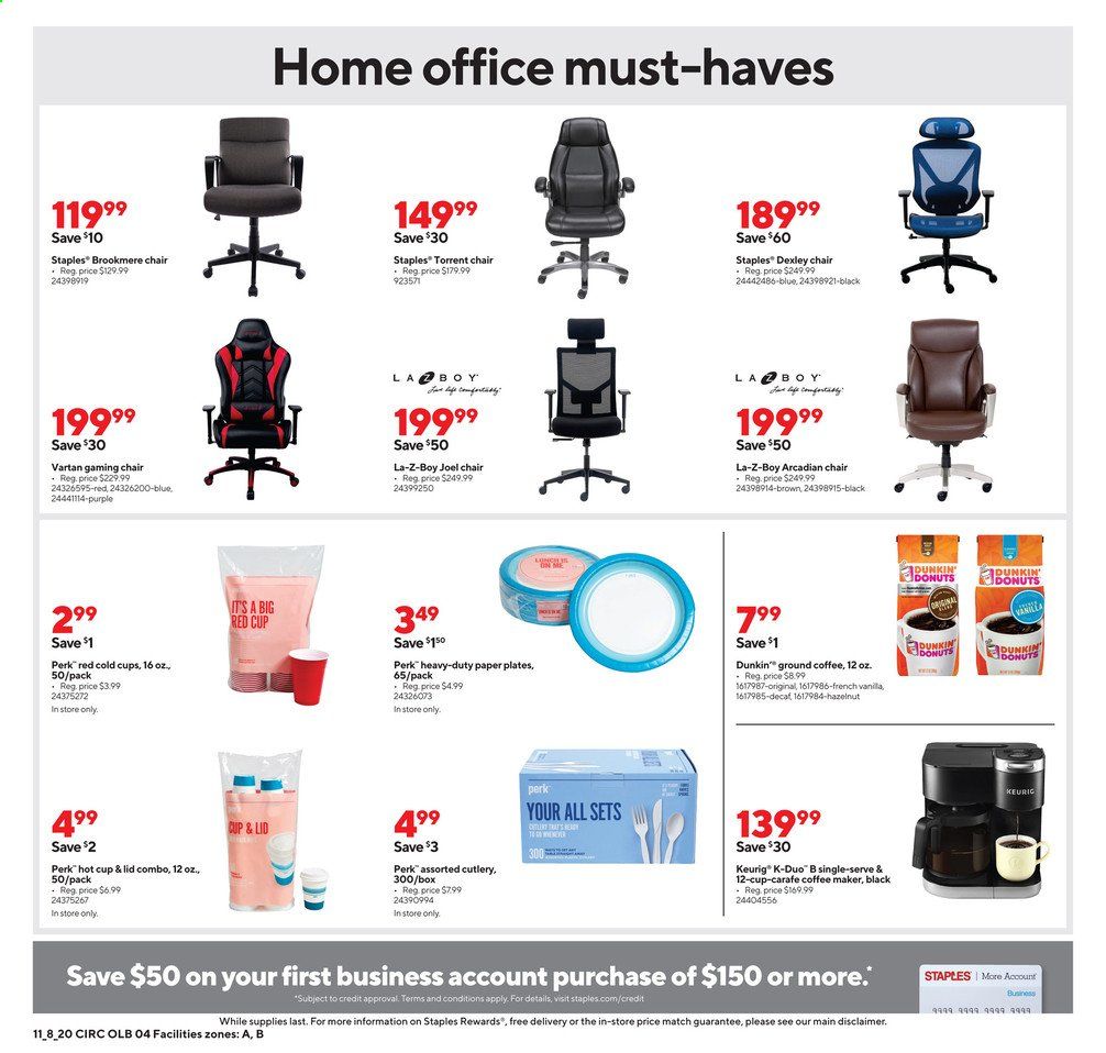 Staples Weekly Ad Flyer November 8 to November 14