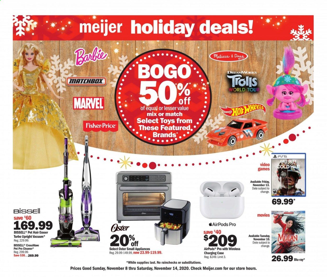 Meijer (IL, IN, KY, MI, OH, WI) Weekly Ad Flyer November 8 to November 14