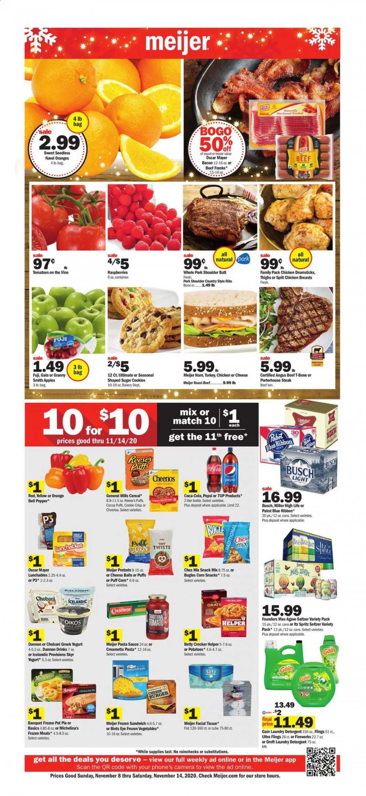 Meijer (MI) Weekly Ad Flyer November 8 to November 14