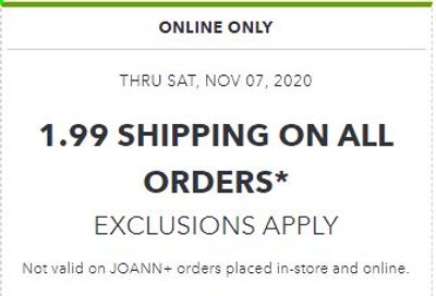 JOANN Weekly Ad Flyer November 7 to November 7