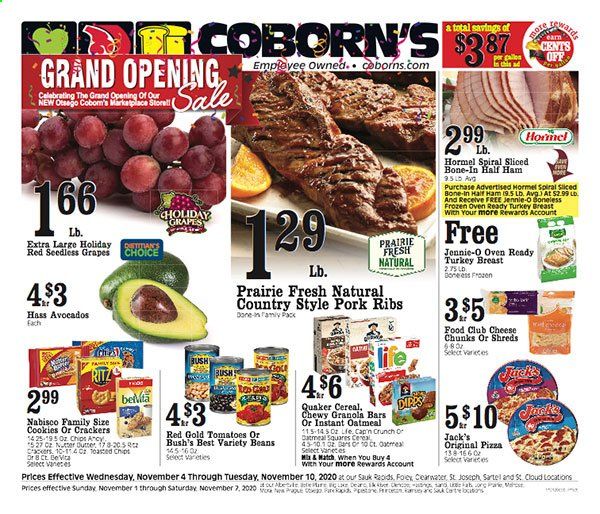 Coborn's (MN, SD) Weekly Ad Flyer November 4 to November 10
