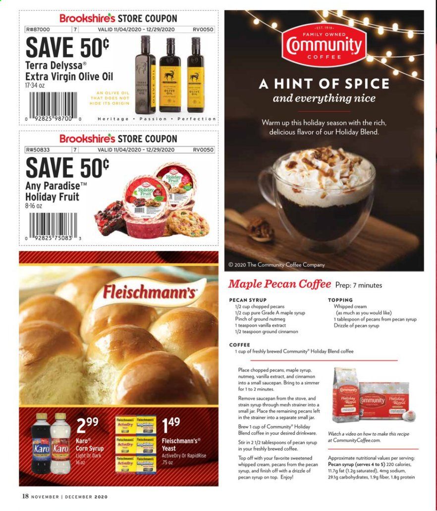 Brookshires Weekly Ad Flyer November 1 to December 31
