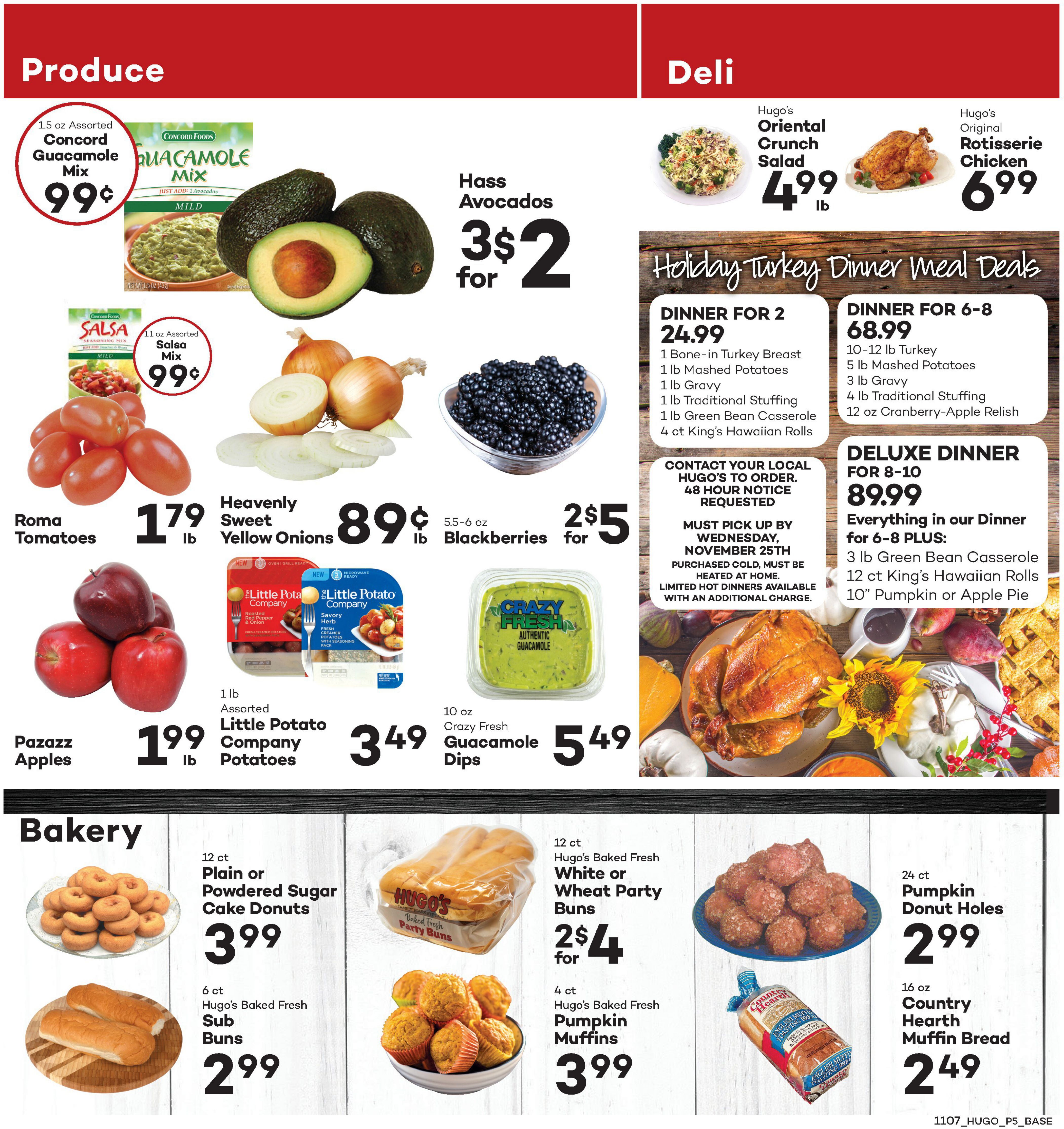 Hugo's Family Marketplace Weekly Ad Flyer November 7 to November 13, 2020