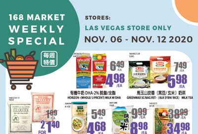 168 Market (NV) Weekly Ad Flyer November 6 to November 12, 2020