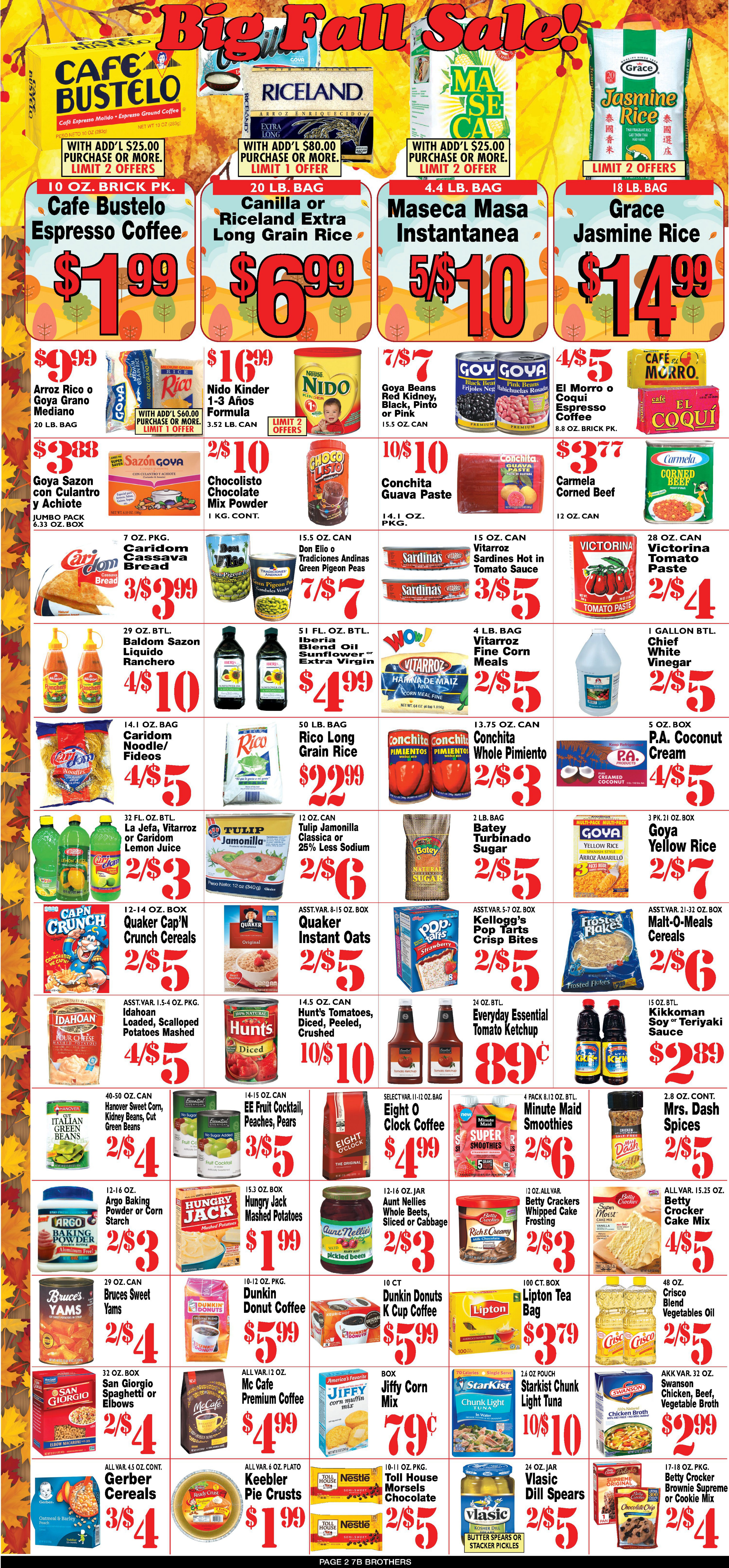 7 Brothers Weekly Ad Flyer November 1 to November 15, 2020