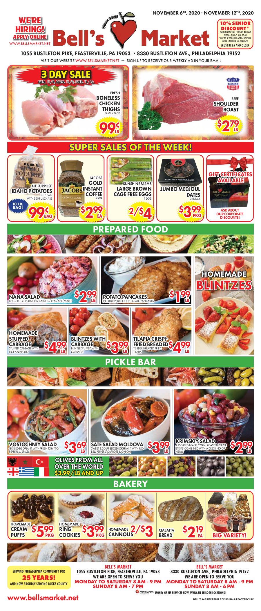 Bell's Market Weekly Ad Flyer November 6 to November 12, 2020