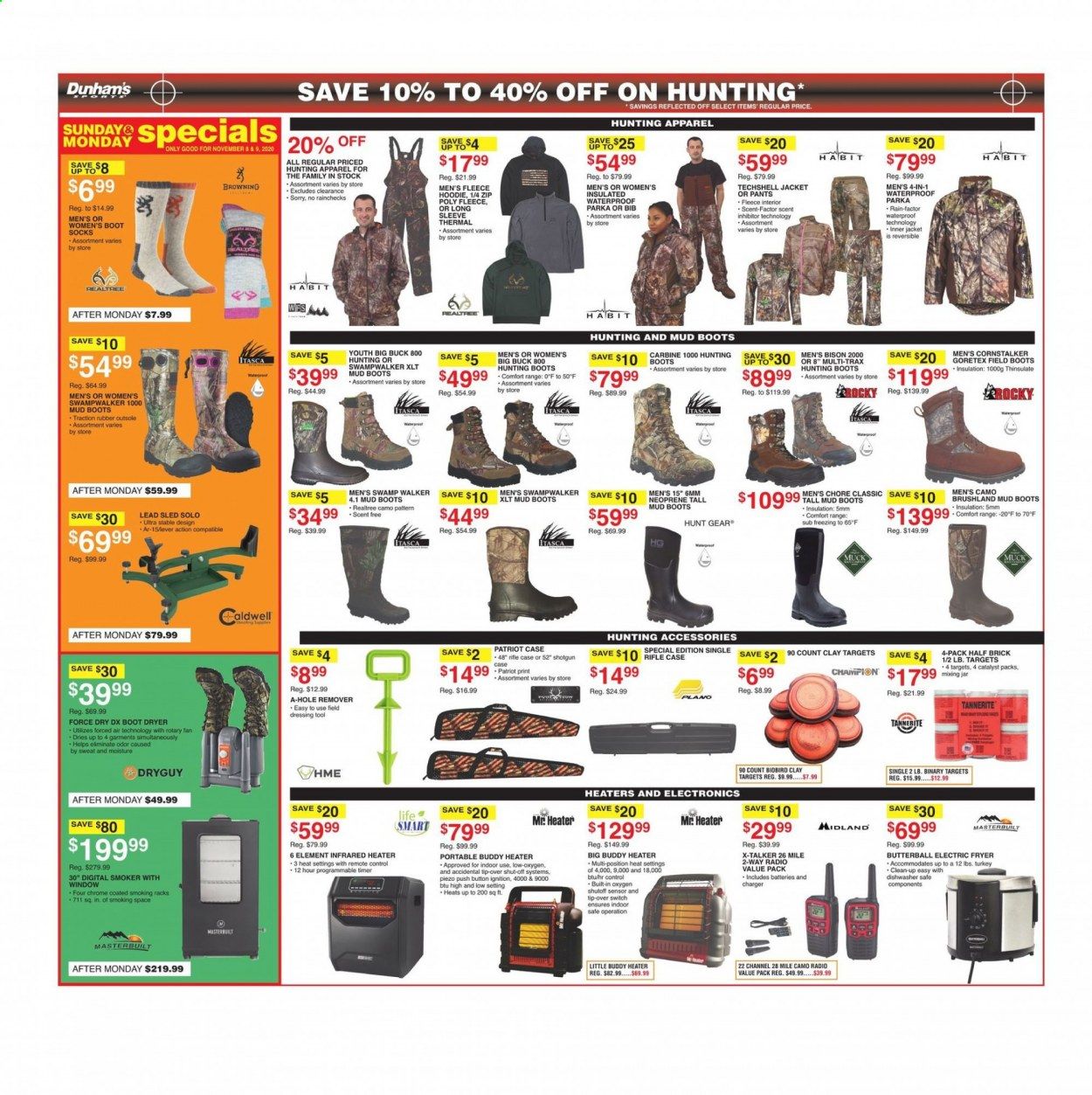 Dunham's Sports Weekly Ad Flyer November 7 to November 12