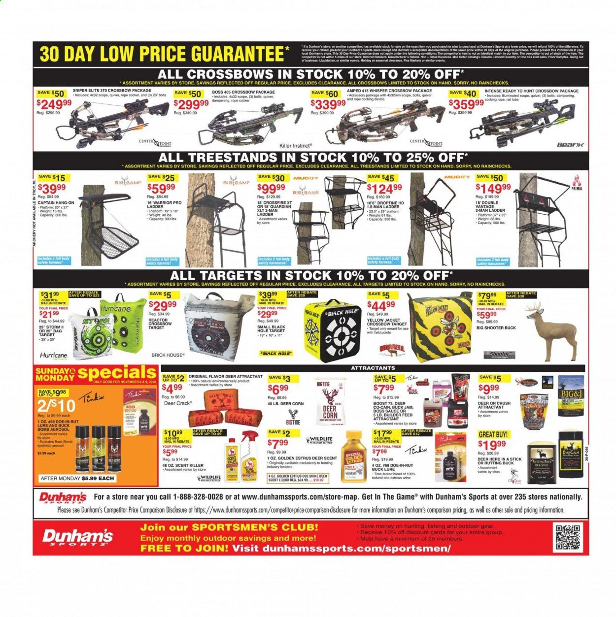 Dunham's Sports Weekly Ad Flyer November 7 to November 12