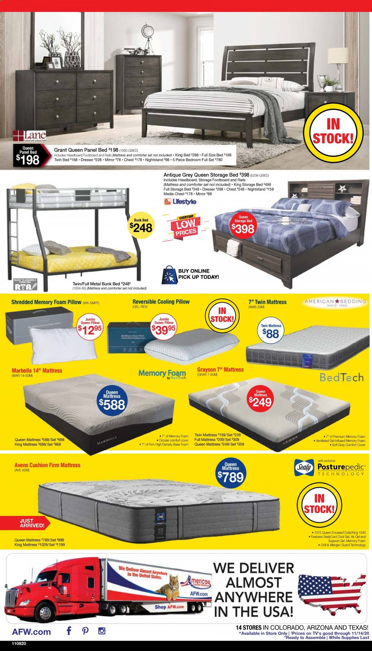 American Furniture Warehouse (CO) Weekly Ad Flyer November 8 to November 14