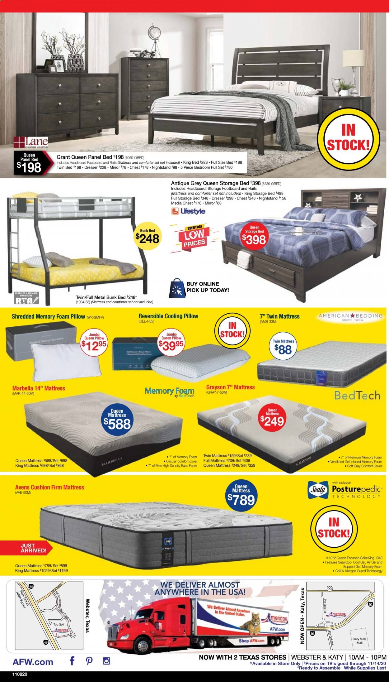 American Furniture Warehouse (TX) Weekly Ad Flyer November 8 to November 14