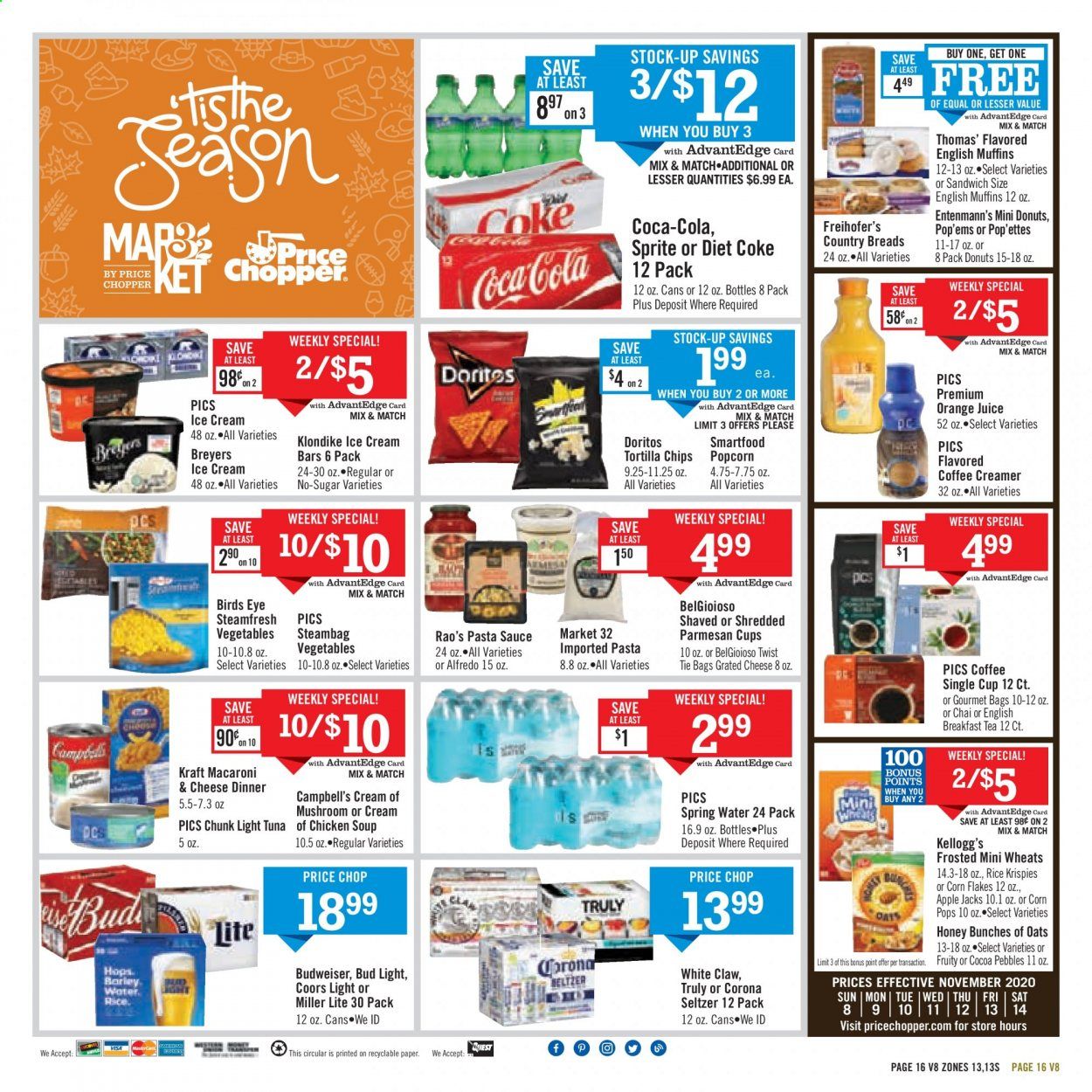 Price Chopper (NH) Weekly Ad Flyer November 8 to November 15