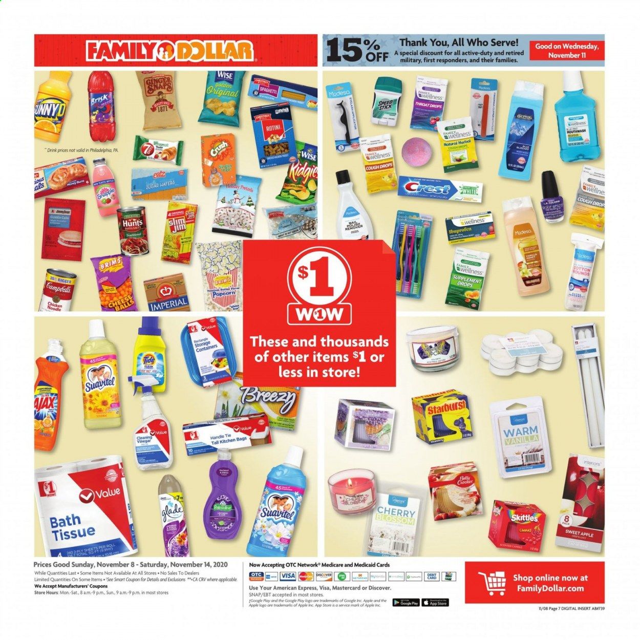 Family Dollar Weekly Ad Flyer November 8 to November 14