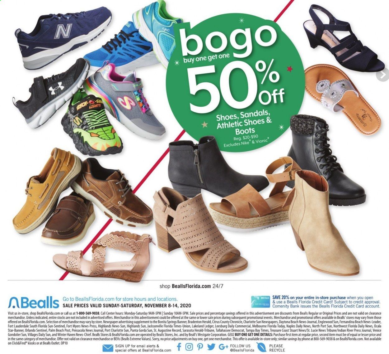 Bealls Florida Weekly Ad Flyer November 8 to November 14
