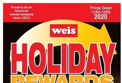 Weis Weekly Ad Flyer November 5 to December 3