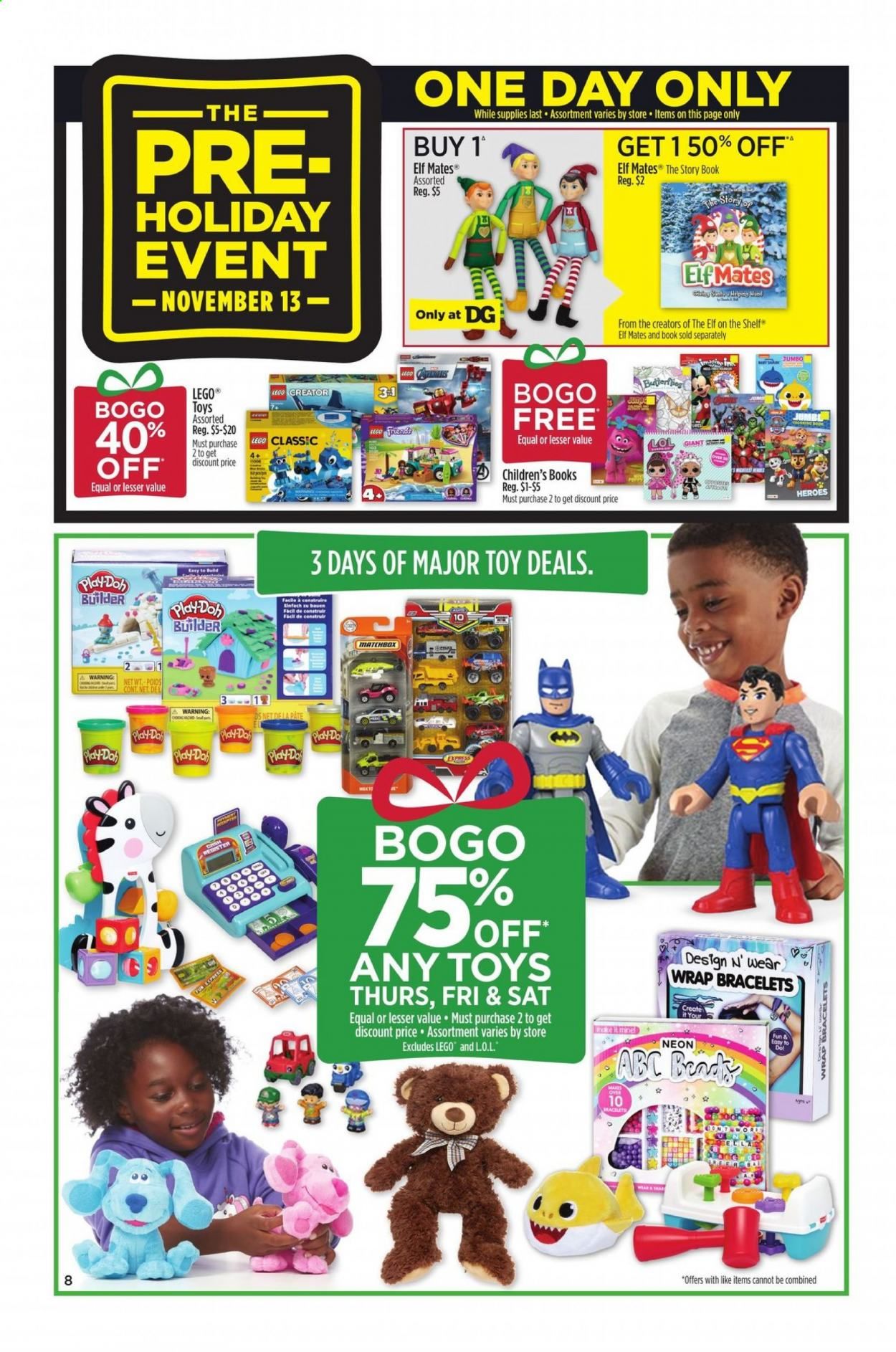 Dollar General (GA, IL, IN, MO, NE, NM, NY, WI) Weekly Ad Flyer November 8 to November 14