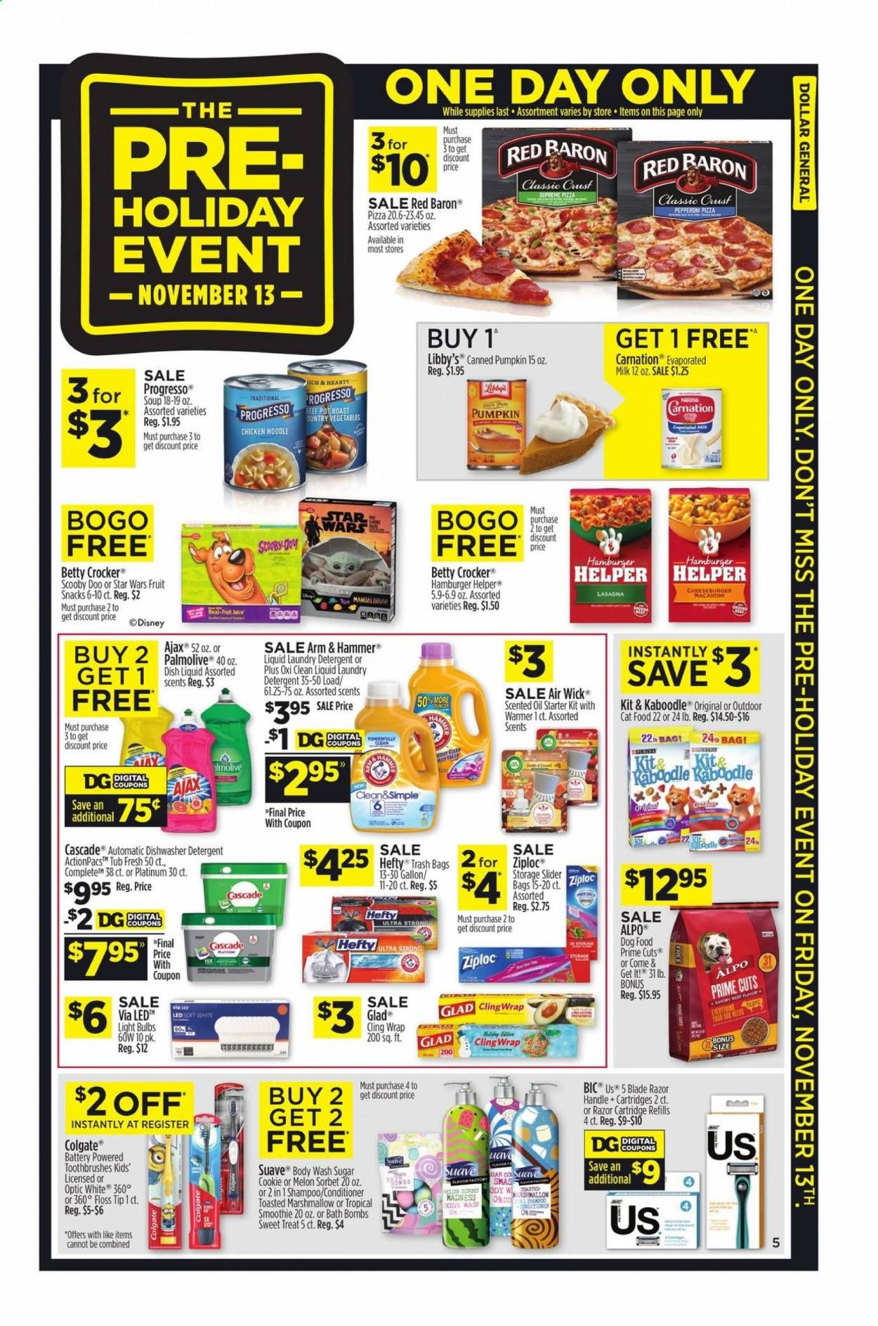 Dollar General (GA, IL, IN, MO, NE, NM, NY, WI) Weekly Ad Flyer November 8 to November 14