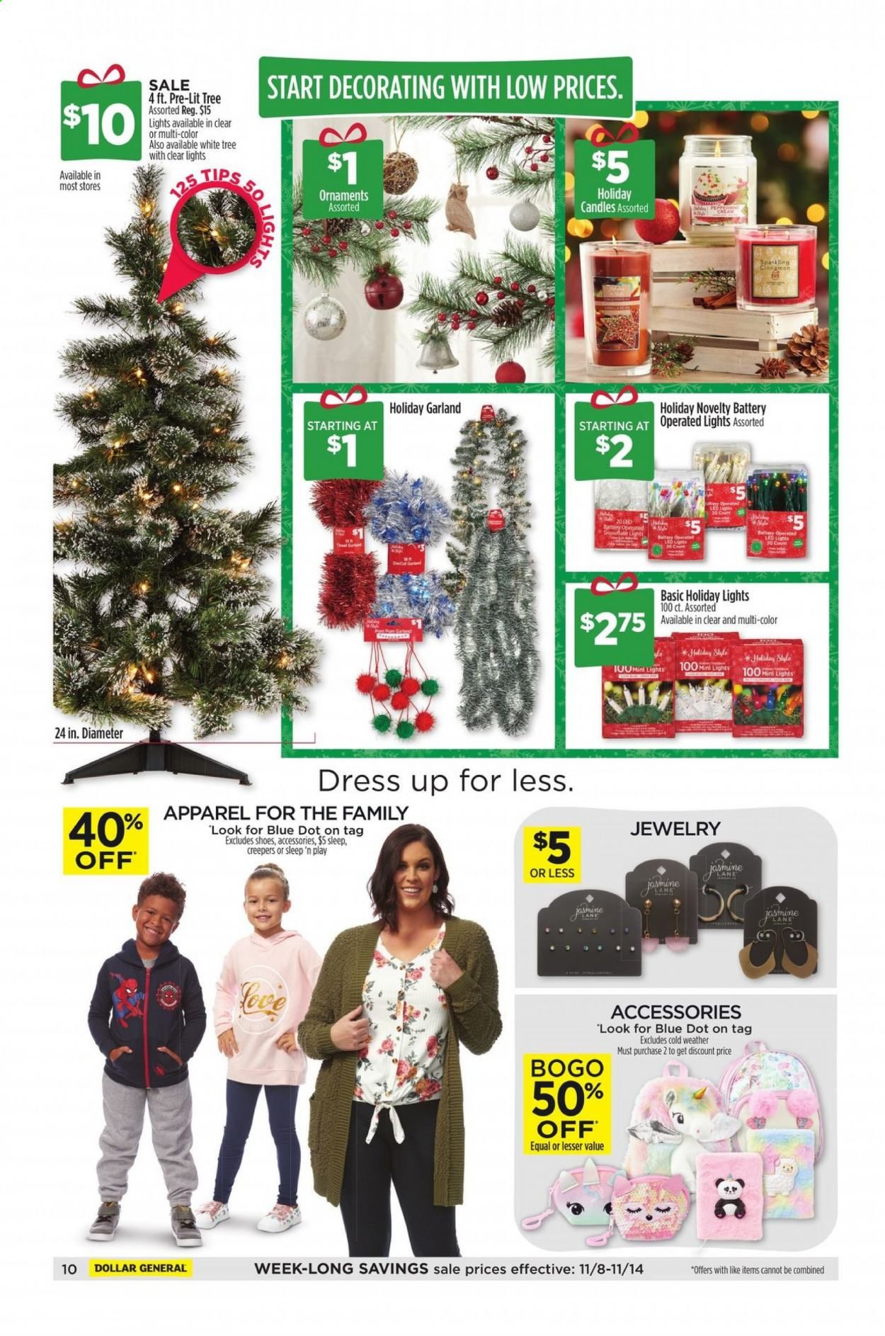 Dollar General (TX) Weekly Ad Flyer November 8 to November 14