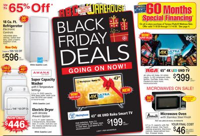 ABC Warehouse Weekly Ad Flyer November 8 to November 14