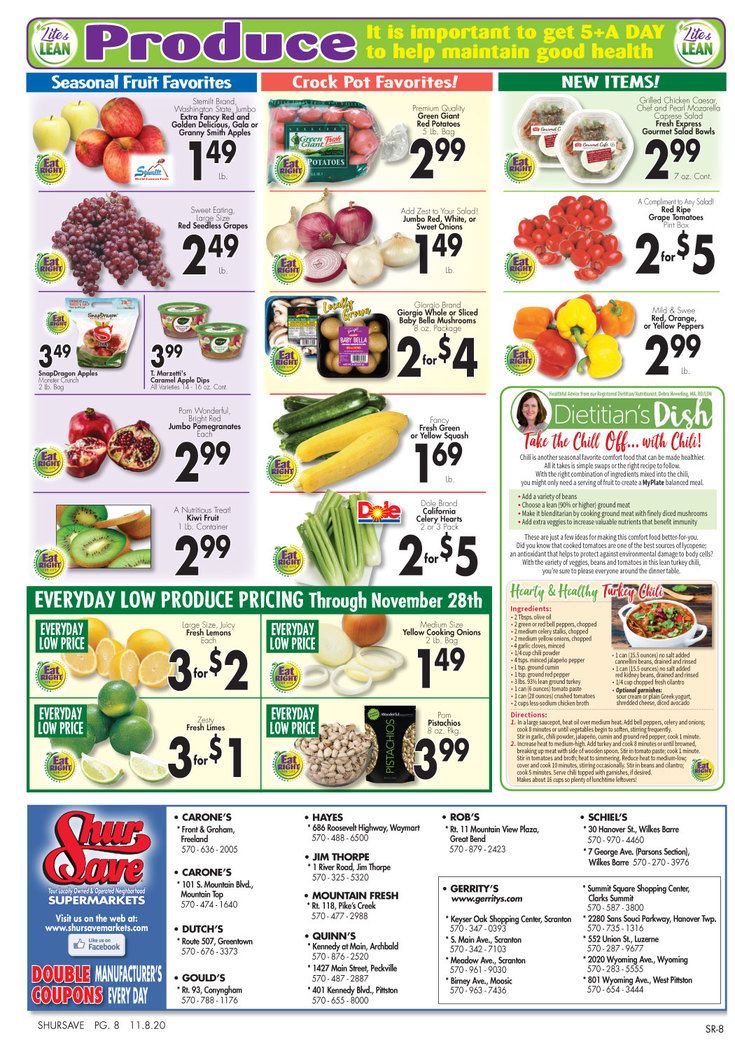 Gerrity's Weekly Ad Flyer November 8 to November 14