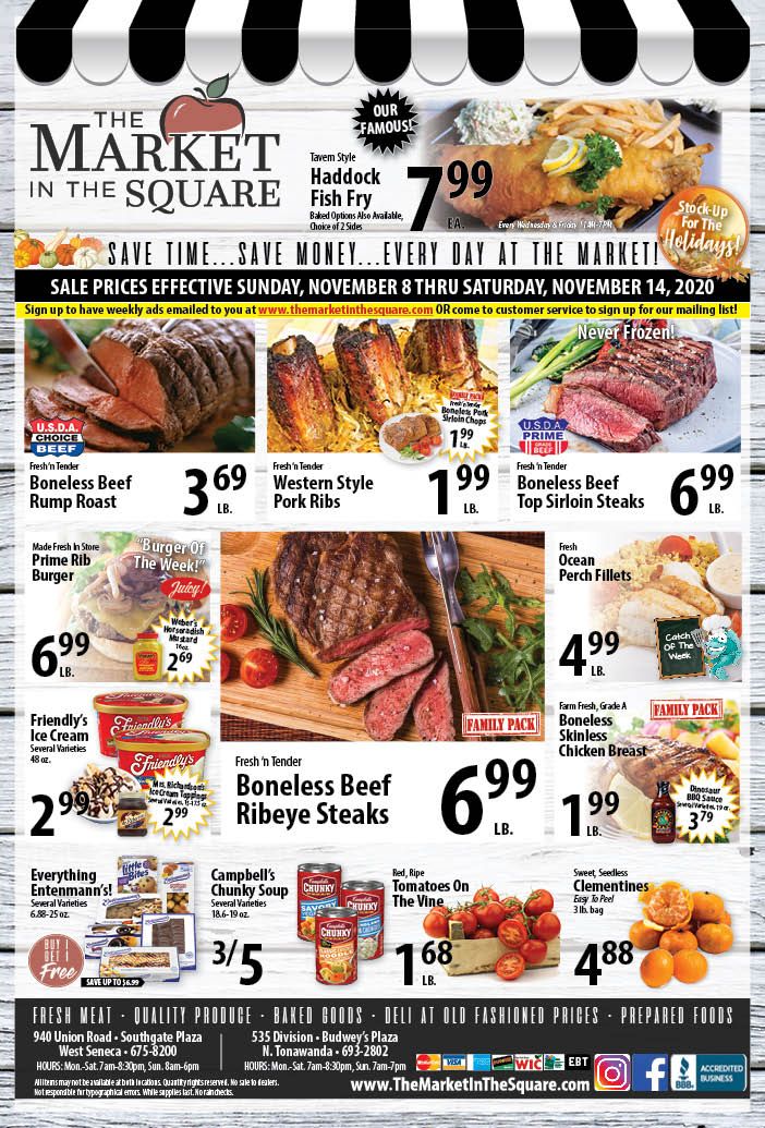 Market In The Square Weekly Ad Flyer November 8 to November 14