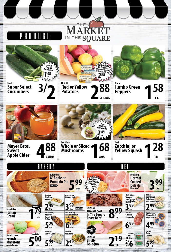 Market In The Square Weekly Ad Flyer November 8 to November 14