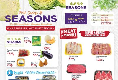 Seasons Weekly Ad Flyer November 8 to November 14