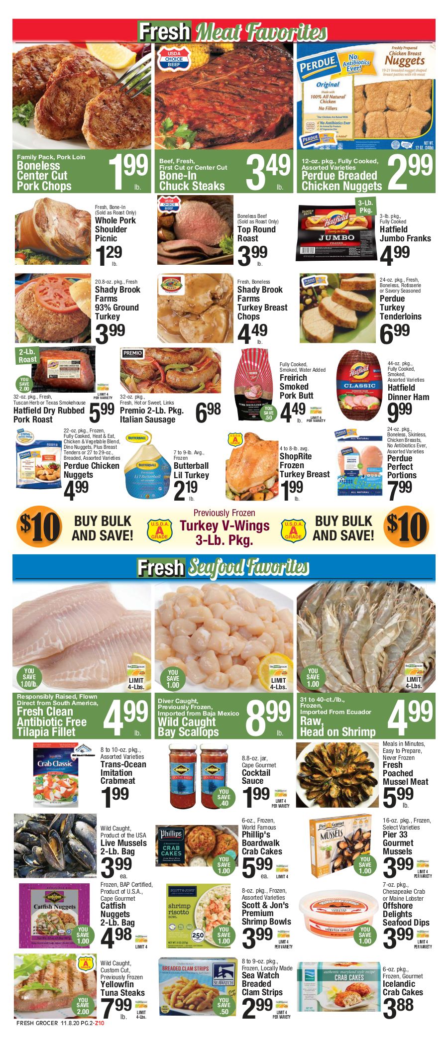 The Fresh Grocer Weekly Ad Flyer November 8 to November 14
